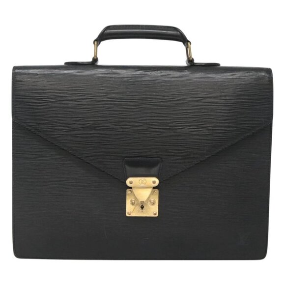LOUIS VUITTON Epi Serviette Conseiller Business Bag Black - Picture 12 of 16